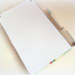 Notebook With Graphed Pages. Size..